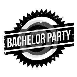 Bachelor Party rubber stamp