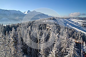 Bachledova valley in High Tatras, Slovakia