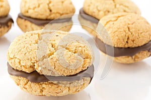 Baci di dama, biscuits