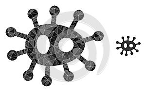 Bacilla Polygonal Lowpoly Flat Icon