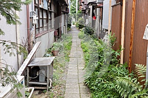 Back Alley in Summer - Niigata, Japan