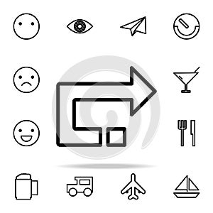 back arrow icon. web icons universal set for web and mobile