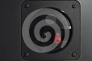 Back audio input for hi-fi monitor speaker