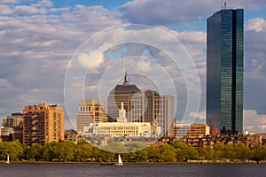 Back Bay Boston with Boats