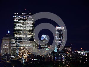 Back Bay Skyline at Night