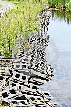 Back bay wildlife refuge shore reinforcements virginia state usa