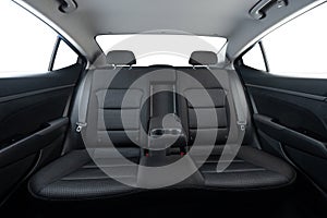 Back car seat with open handrest photo