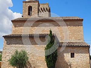 Back of the Castillo de la Floresta, Lleida, Spain, Europe