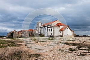 Back of the Church of Santuario de Nossa Senhora do Cabo or Pedra Mua Sanctuary. photo