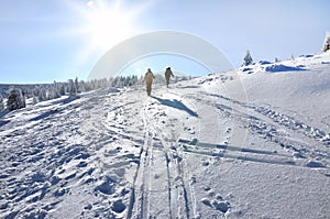 Back country skier (ski touring)