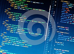 Back-end coding workflow of the web developing