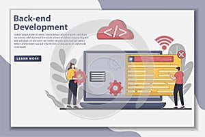 Modern flat style design illustration