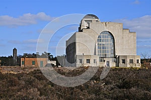 Back Facade of Building A of Radio Kootwijk, The Netherlands