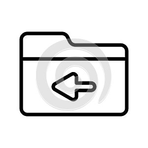 Back folder icon