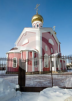 Back gate entrance of Church of the Holy Martyrs Faith, Hope, Ch