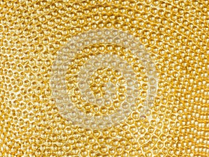 Back of head Buddha statue closed up view