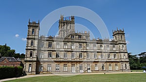 Back of Highclere Castle, Downton Abbey