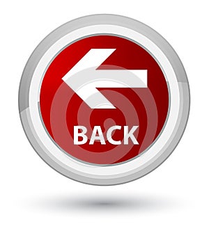 Back prime red round button