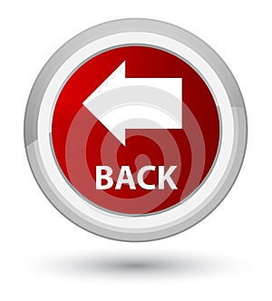 Back prime red round button