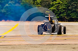 Back of jet car