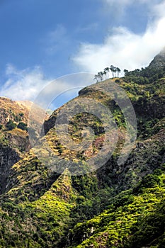 Back mountains of Madeira island