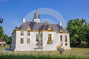 Back of the old dutch mansion Fraeylemaborg in Slochteren photo