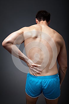 Back pain concept