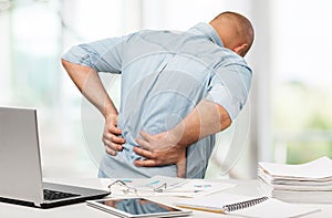 Back pain in office