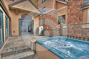 Back Patio and Hot Tub