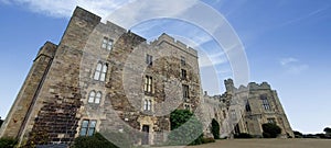 Back of Raby Castle in County Durham England UK