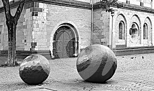 Back of Saint Andrew`s Church in Cologne - Germany