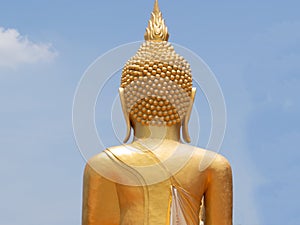 Back side the big buddha