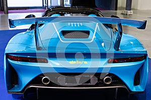 Back side of Dallara Stradale IR8 Tribute Italian Car