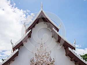 The back side of the Thai church.