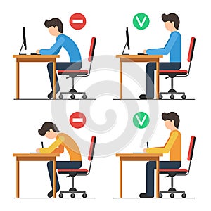 Back sitting position