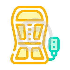 back stimulant color icon vector illustration