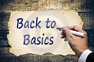 Back to basics text write.