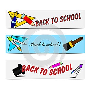 Back to chool banners