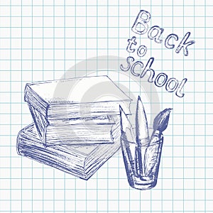 Back to school background 4