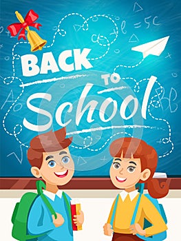 Back To School Background Poster