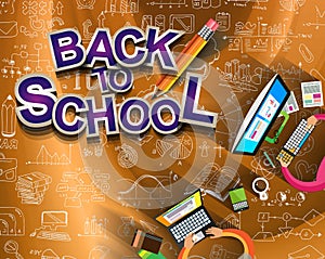 Back to School Background to use for your layouts