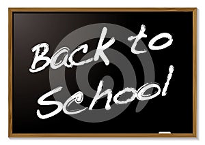 Back to school blackboard