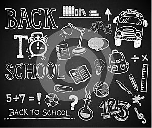 BACK TO SCHOOL on blackboard