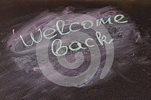 Back to school blackboard