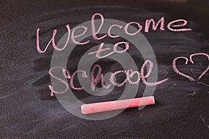 Back to school blackboard