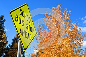 Back to School Bus Stop Sign