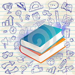 Back to school celebration card