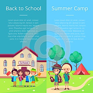 Back to School Collection of Posters with Kids