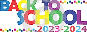 Back to School Colorful Logo 2023 - 2024