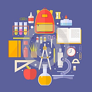 Back to school. Concept education.